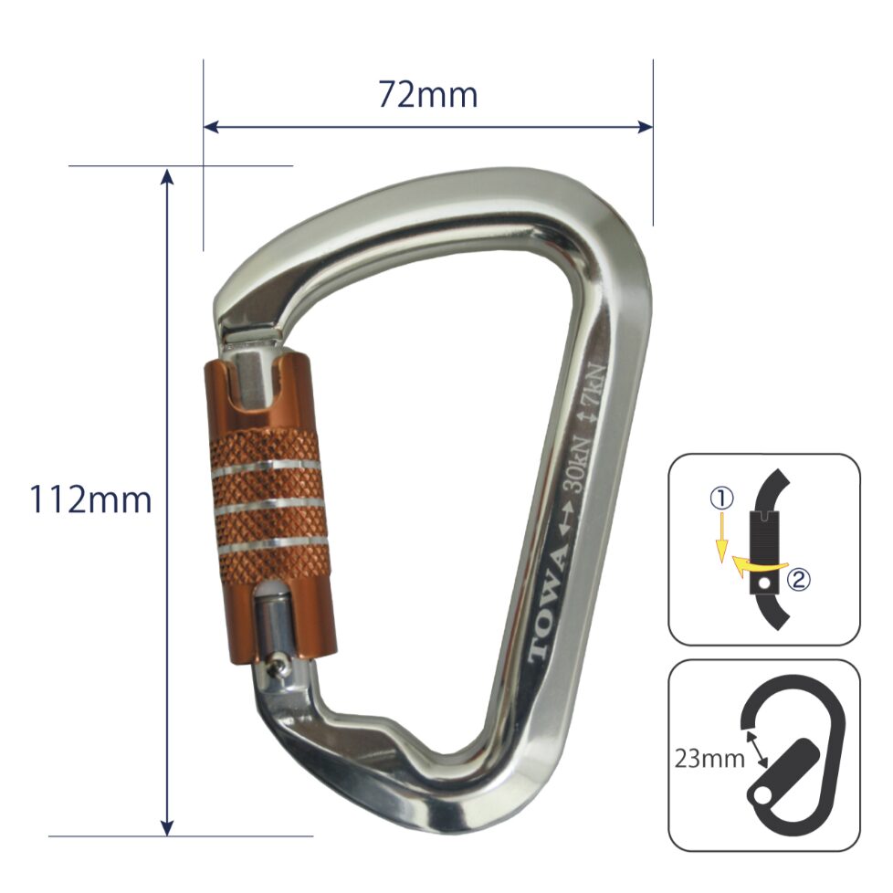 レスキューカラビナ ロックセーフ