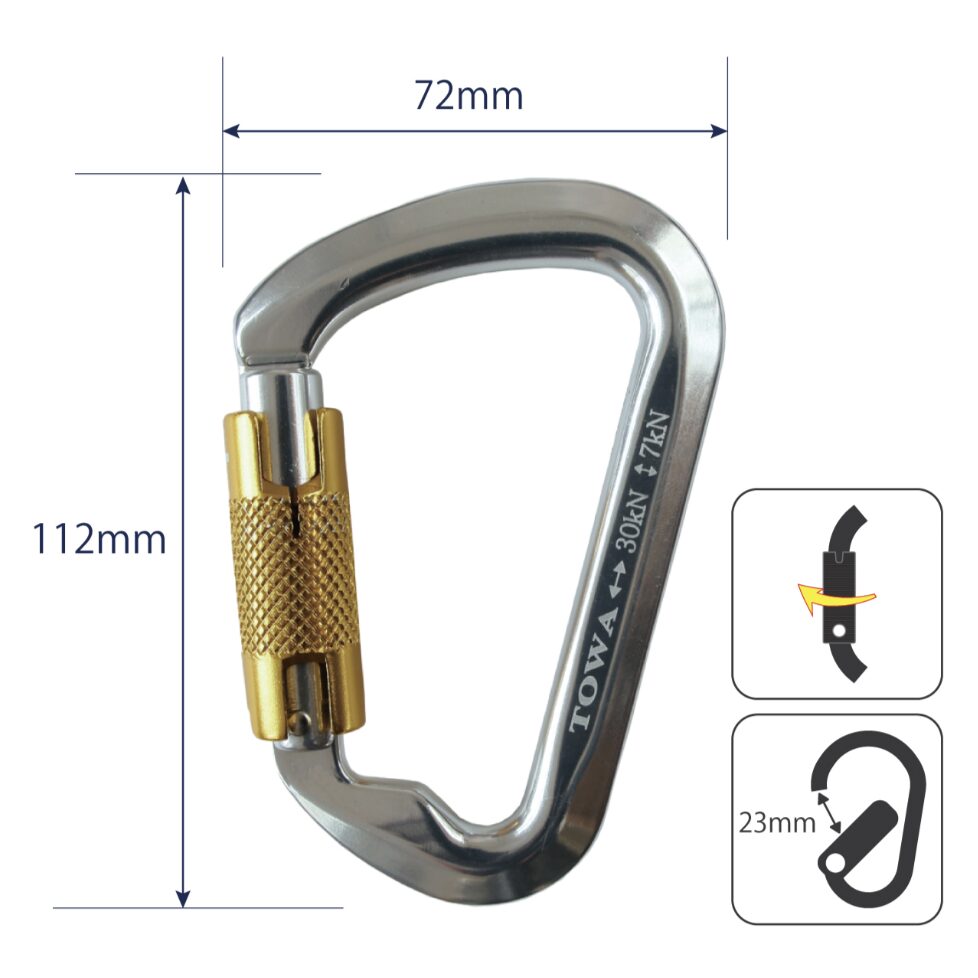 レスキューカラビナ オートロック