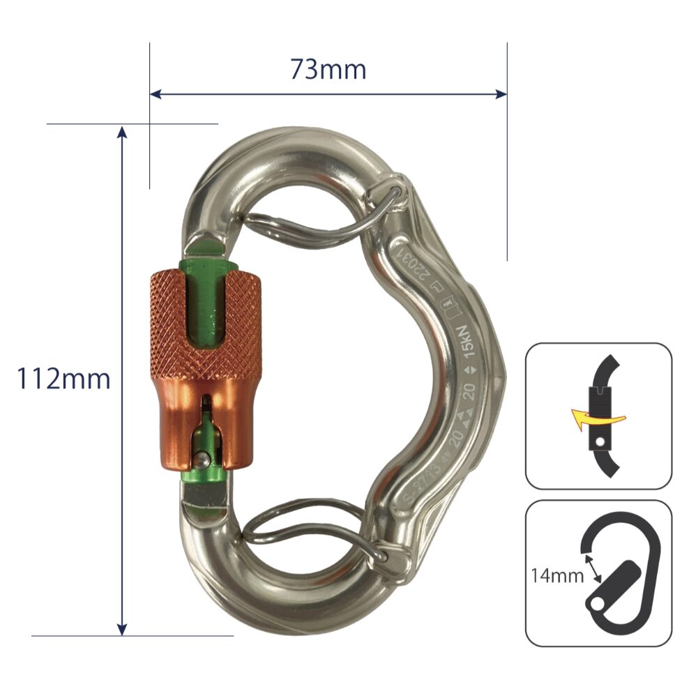 トリニティカラビナ オートロック