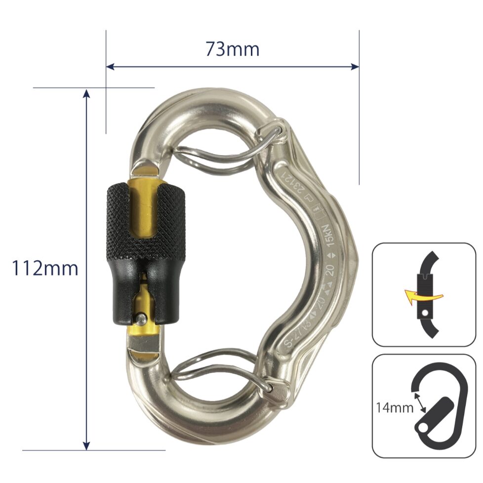 トリニティカラビナ オートロック