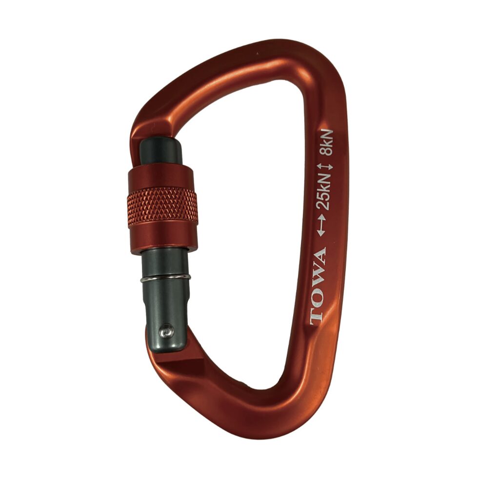 ゲッコカラビナ スクリュー　オレンジ