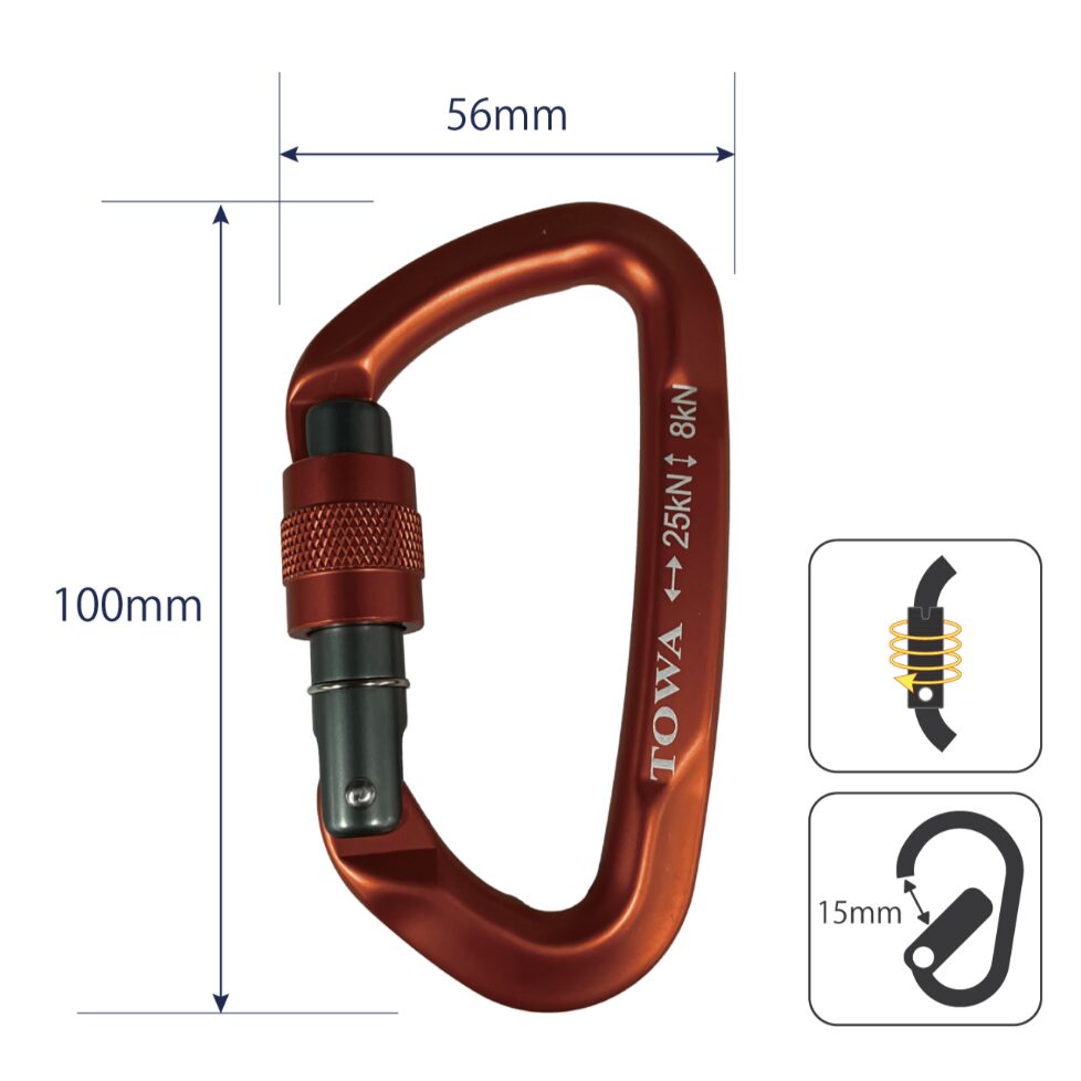 ゲッコカラビナ スクリュー