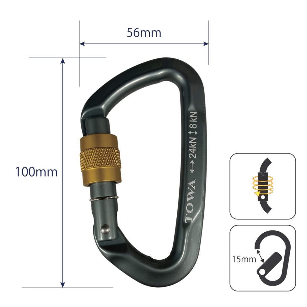 ゲッコカラビナ スクリュー