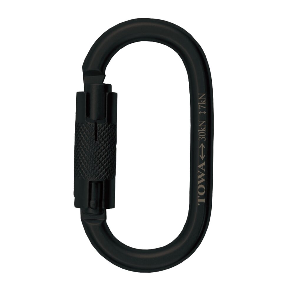 オーバル スチールカラビナ オートロック