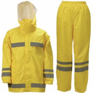 視認性レインウェア